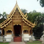Santuário budista em Chiang Mai, Tailândia