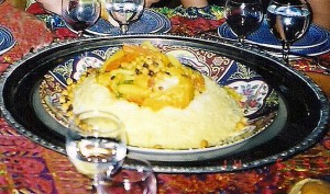 Tajisnhe, prato típico marroquino, foto de Melina Castro