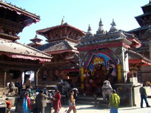 Templo de Kali em Katmandu