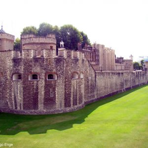 Torre de Londres vista do jardim