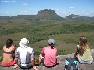 Trilha na Chapada Diamantina, momento de descanso
