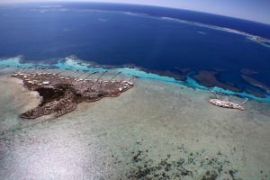 Vista aérea de Abrolhos