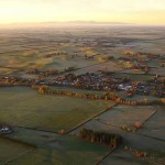Voo de balão na South Island, Nova Zelândia