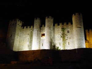 Construção medieval em Óbidos, Portugal