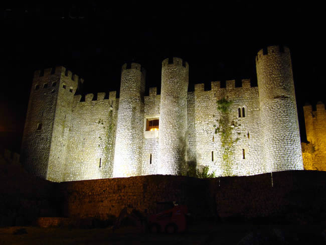 Castelo medieval em Óbidos, Portugal