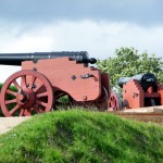 Canhões que protegiam o castelo de Elsingor