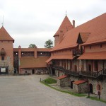 Castelo de Trakai, próximo de Vilnius, Lituânia