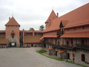 Castelo de Trakai, próximo de Vilnius, Lituânia