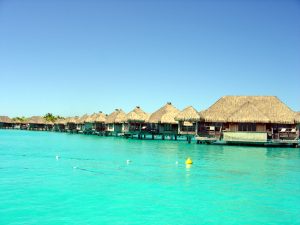 Chalés sobre pilotis, Bora Bora, Tahiti