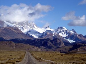 Os Andes vistos de El Chaltén, Patagonia, Argentina