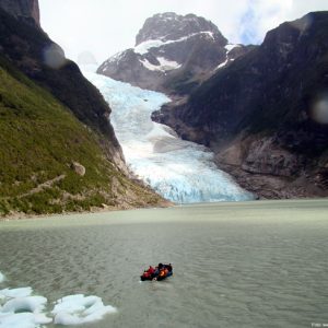 Glaciar Serrano, próximo a Puerto Natales, Patagônia, Chile
