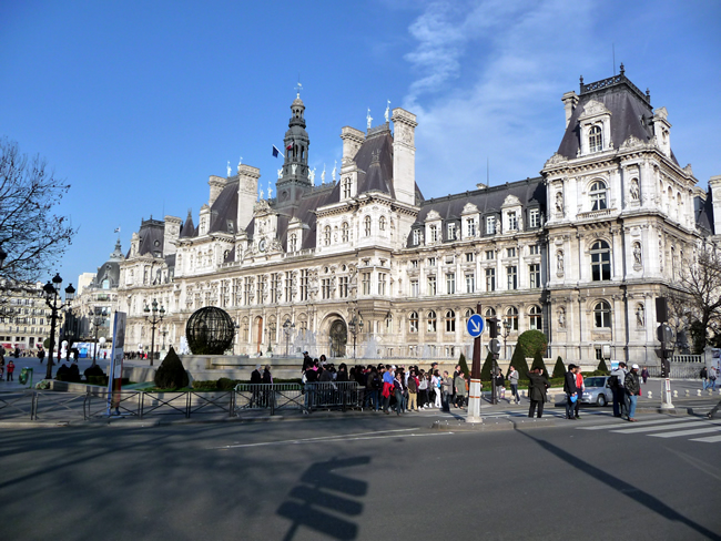 Hotel de Ville (prefeitura) de Paris, França