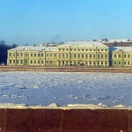 Moscou, Rússia, rio Volga congelado