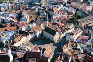 Panorâmica de Tallinn, Estônia