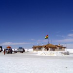Salar de Uyuni, em pleno altiplano, Bolívia