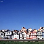 Casario típico, Aveiro, em Portugal