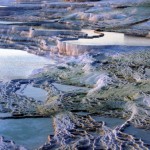 Pamukkale, na Turquia, piscinas naturais