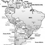 Mapa da América do Sul