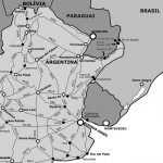 Mapa do norte da Argentina