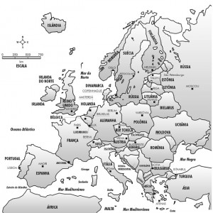 Mapa da Europa