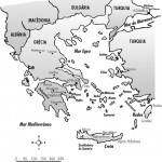 Mapa da Grécia