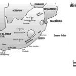 Mapa da África do Sul