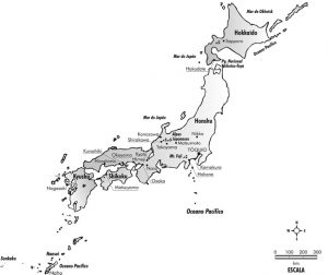 Mapa do Japão