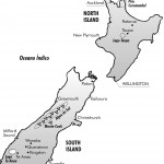 Mapa da Nova Zelândia