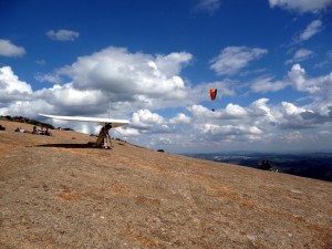 Pronto para o voo de asa delta, Atibaia