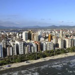 Santos, SP, orla da praia