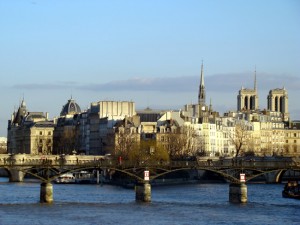 França, Paris Île de la Cité no final do outono