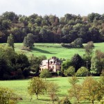 Paisagem campestre no Limousin, França