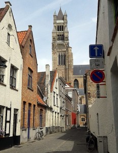 Rua em Bruges