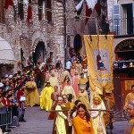 Primavera em Assis, Itália, o Calendimaggio, a Festa da Primavera
