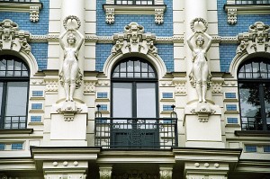 Fachada Art Deco, Riga, Letônia