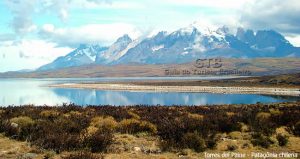 Paisagem em Torres del Paine, no Chile
