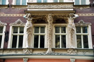 Prédio Art-deco em Riga, Letônia