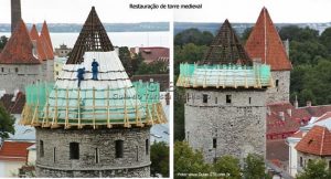 Torres da Idade Média em Tallinn, Estônia