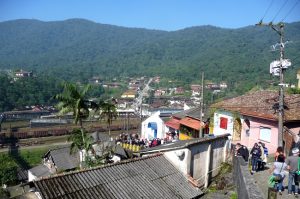 A chegada a Paranapiacaba