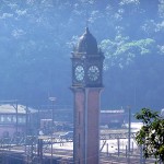 Torre da estação em Paranapiacaba