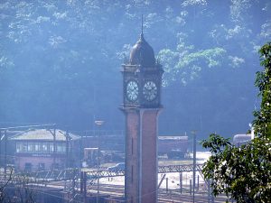 Torre da estação em Paranapiacaba