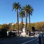 Calvi, praça no centro