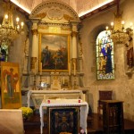 Normanda, Mont Saint-Michel, interior da igreja