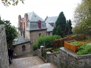 Normanda, Mont St-Michel, jardins