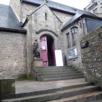 Normandia, Mont-St-Michel, entrada da abadia