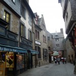 Normandia, estrada próxima ao Mont Saint-Michel