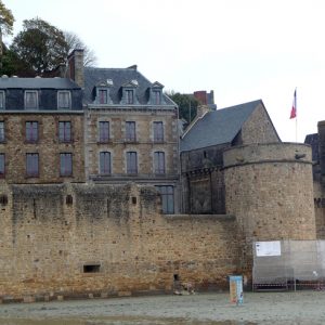 As muralhas do Mont Saint-Michel