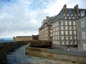 Saint-Malô, interior das muralhas