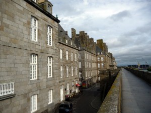 Saint-Malô, no alto das muralhas