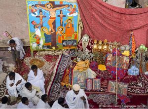 Pátio de Bet Maryam, Casa de Maria - foto Haroldo Castro